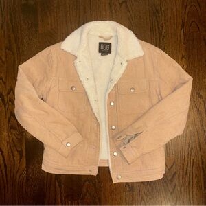 BDG Corduroy Sherpa Trucker Jacket
